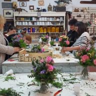 taller de arreglos florales impartido por Verónica Maceira